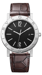 Bvlgari Watch Servicing - brown leather strap
