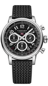 Chopard Watch Servicing - black rubber strap