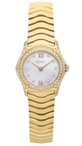 Ebel Watch Servicing - gold and diamante