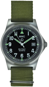 MWC Watch Servicing - MWC Military Quartz forest green