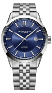 Raymond Weil Watch Servicing - Raymond Weil Geneve Automatic Navy ble face