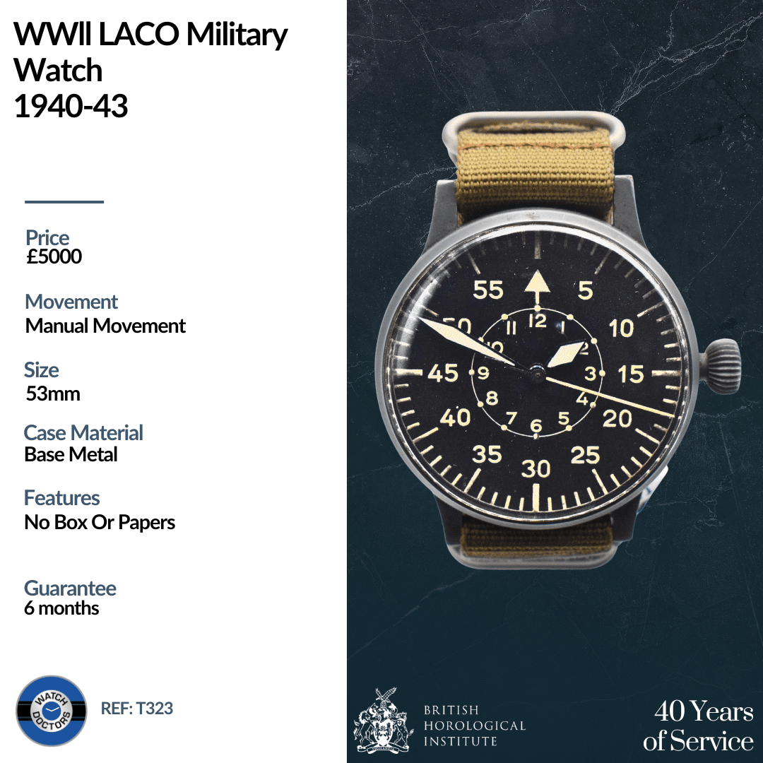 WWII LACO Military Watch 1940-43
