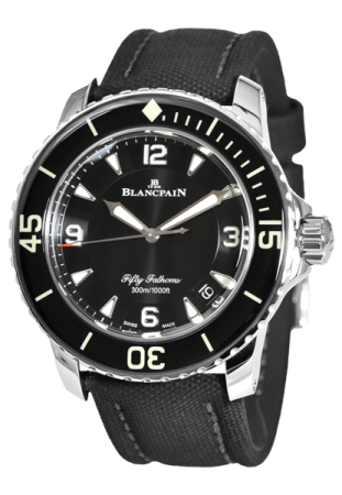 Blancpain Watch Repairs Hero - black fabric strap and face