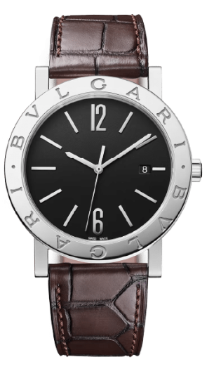 Bvlgari Watch Servicing - brown leather strap