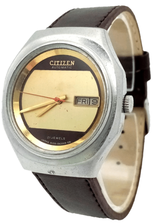 Citizen watch repair - Vintage brown leather