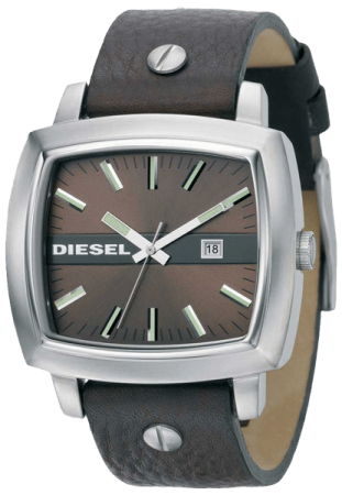 Diesel Watch Repairs - brown leather strap and face