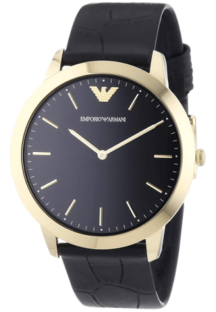 Emporio Armani Watch Repairs - black and gold
