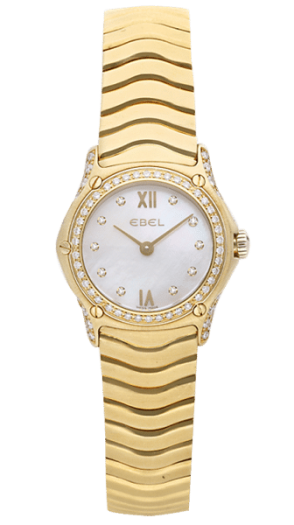 Ebel Watch Servicing - gold and diamante