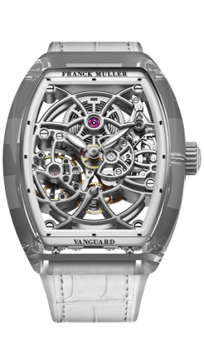 Franck Muller Watch Servicing - exposed parts face - Vanguard