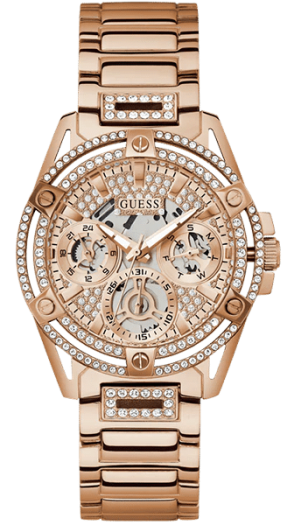 Guess Watch Servicing - rose gold and diamonte