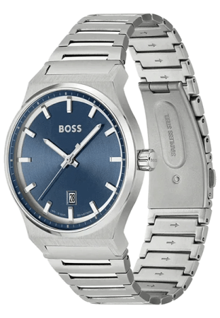 Hugo Boss Watch Repairs - metal bracelet and navy face