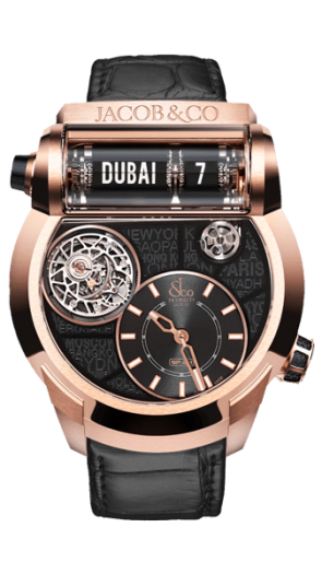 Jacob & Co Watch Servicing - Rose gold and black
