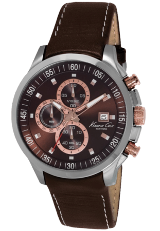 Kenneth Cole Watch Repair - brown face and strap