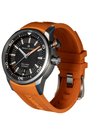 Maurice Lacroix Watch Repairs - Orange rubber strap