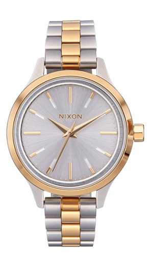 Nixon Watch Servicing - Gold and silver coloured