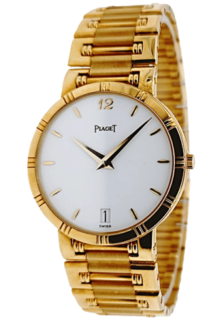Piaget watch repairs - Gold with white face