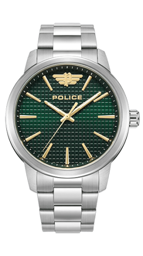 Police Watch with green face