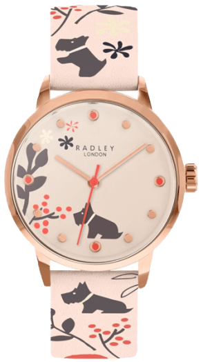 Radley Watch Servicing - Baby pink and floral watch