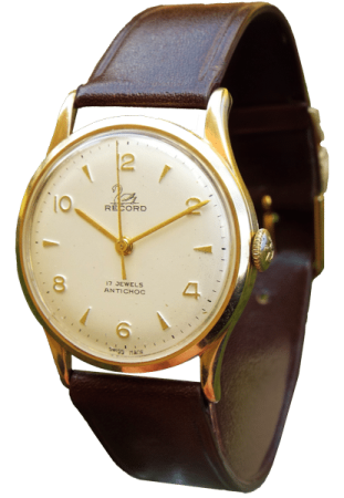 Record watch repairs - Record 17 Jewls Antichoc