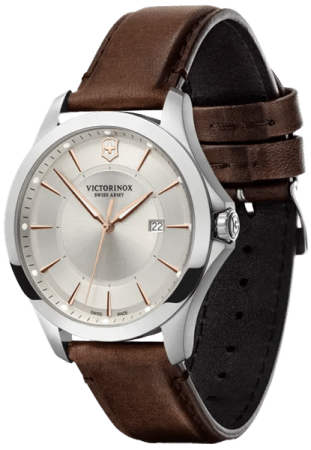 Victorinox watch repairs - Swiss Army with brown leather strap